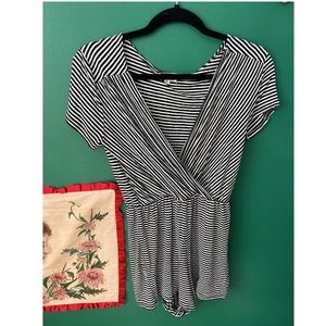 Rolla Coaster Striped Romper